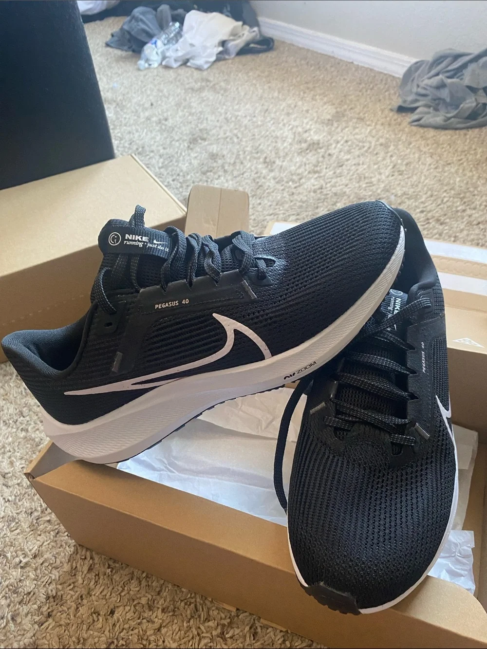 Nike Men's Black Running Shoes